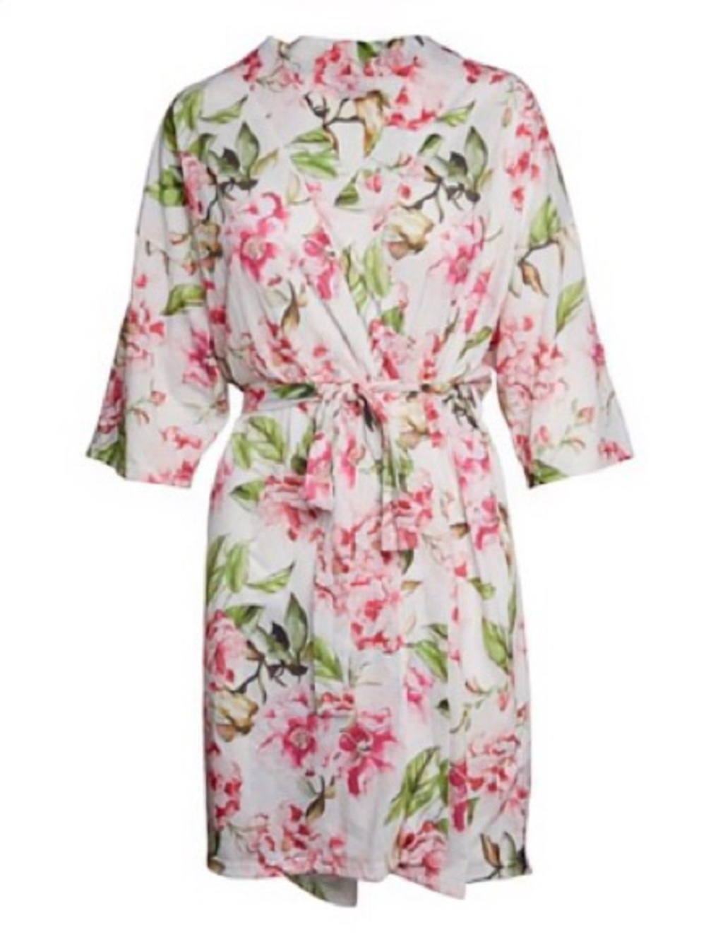 Show Me Your Mumu ‘Brie’ Robe In “Garden Of Blooms” Pink Floral Os - No Belt